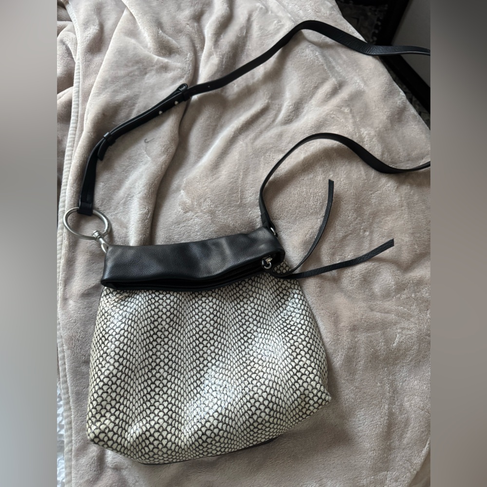 Vince Camuto Elegant Gray and Black Bag